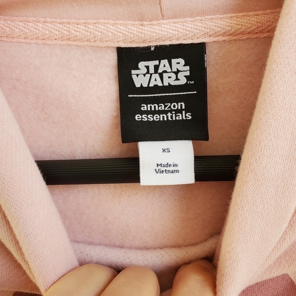 STAR Wars Darth Vader pink hoodie with front pocket - Picture 5 of 7
